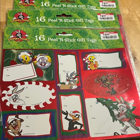 💲Favorite Characters Peel 'n Stick Gift Tags- 6 packs - Picture 2 of 5